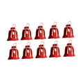 thumbnail image 3 of KLKCMS 10 Pcs Sacs à Bonbons de Mariage Sacs Cadeaux Rouges à Cordon pour Banquet Fiançailles, 3 of 7