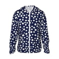 thumbnail image 2 of Lsque Daisies Flowers UPF 50+ Lightweight Sun Protection Men's Women's Long Sleeve Shirt, Hoodie Performance -Large, 2 of 9