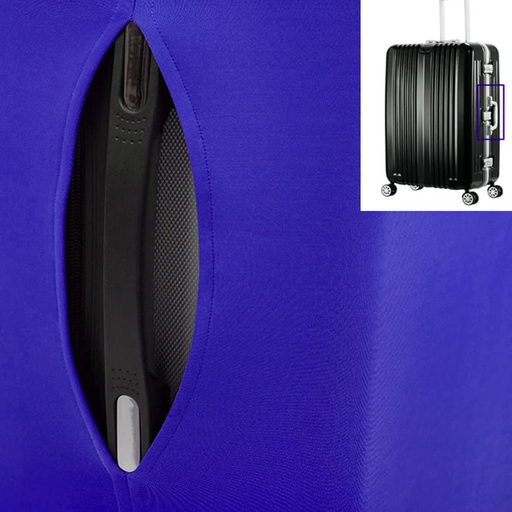 Housse De Protection Pour Valise 22-24 Pouces - Élastique, Imperméable, Anti-poussière - Pour Voyage, Rangement - Couleur Noire