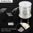 thumbnail image 4 of 10.94 Yards(10m) Clear Elastic Strap 0.59" Wide Transparent Elastic Band Clear Bra Strap Lightweight Clear Elastic for DIY Shoulder Bra Clothes Sewing Project, 4 of 9