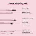 thumbnail image 4 of Real Techniques Brow Shaping Set, Eyebrow Brushes & Tweezers, for Powder, Cream, & Gel, 3 Piece Set, 4 of 13