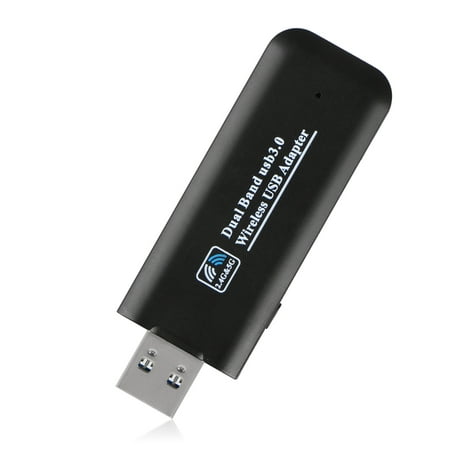 1200Mbps Wireless USB WIFI Adapter 802.11AC Dual Band 2.4G And 5.8G Wireless WIFI Dongle for Windows 7/8/10,XP, Mac,