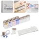 thumbnail image 2 of Magnetic Weekly Pill Organizer - Daily Travel 7 Day Pillbox Removable Medicine Dispenser Box for Vitamins & Supplements, 2 of 5