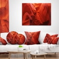 thumbnail image 4 of Designart Magic Colors of Antelope Canyon - Landscape Photography Throw Pillow - 18x18, 4 of 5