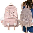 thumbnail image 2 of Backpack, Furenl Big Capacity Backpack With Kawaii Pin & Cute Pendant – Aesthetic Daypack For Women, Bookbags, 2 of 9