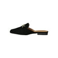 thumbnail image 4 of Women Faux Suede Weaved Horsebit Ornament Slip-On Mules 18286, 4 of 6