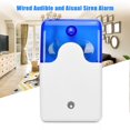 thumbnail image 4 of 12V Wired Indoor Audible and Visual Siren Alarm, with 110dB Sound Volume, Suitable for Home Security Alarm System, 4 of 8