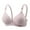 Gray, variant on Women's Full Coverage Smoothing Supportive Bras Underwire Plunge Padded Comfortable Smoothing T-Shirt Bra with Adjustable Spaghetti Strap, 36B/B-44B/C