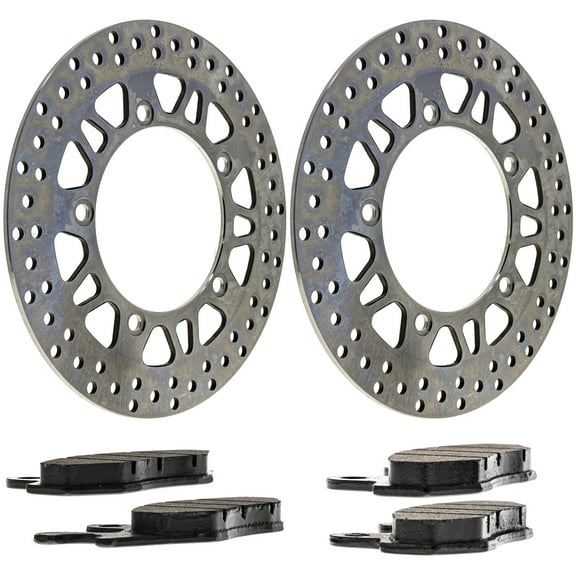 Niche Front Brake Rotor Pad Semi Metallic Kit for Suzuki 59100-05830 Scooter MK1006635