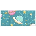thumbnail image 2 of Planet Star Cloud Acrylic Pencil Pen Holder Cup 4 Compartments Desktop Organiser 7.87"x2.78"x3.54", 2 of 7