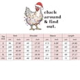 thumbnail image 3 of T-shirts pour Femmes, Imprimé Coq de Noël, Col Rond, Manches Courtes, Décontracté, Gris Foncé L, 3 of 4