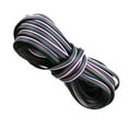 thumbnail image 5 of Uxcell 33ft / 10m 22AWG 5 Pin 5 Color Cable Line RGB Wire for LED 5050 3528, 5 of 5
