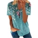thumbnail image 1 of Blusa informal elegante de manga corta con cremallera y cuello redondo para mujer OAVQHLG3B Store lin121212, 1 of 5