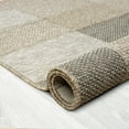 thumbnail image 5 of LR Home Pablo 5' x 7' Tan/Brown Checkered Durable Indoor/Outdoor Area Rug, 5 of 8