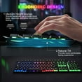thumbnail image 3 of T3 Wireless Gaming Keyboard and Mouse Combo Rainbow Backlight Rechargeable Mouse for Computer, 3 of 11