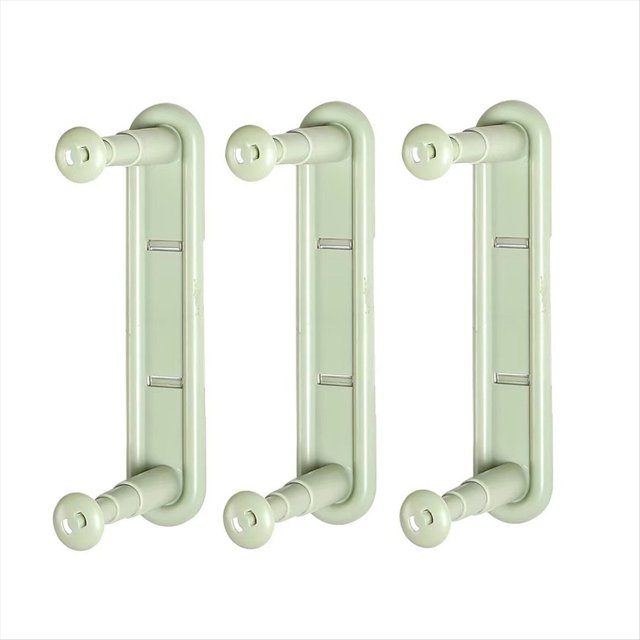 Perchero TelescóPico para Ropa, Perchero de Pared, Artefacto de Almacenamiento, Perchero TelescóPico Sin Perforaciones, Color Verde