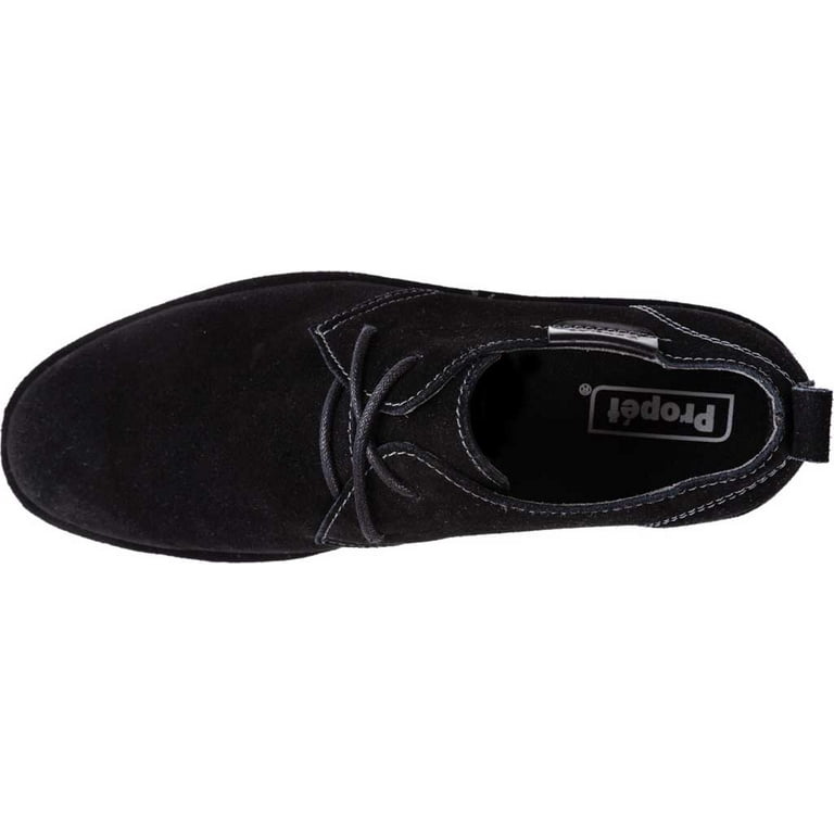 (取寄) プロペット メンズ フィン Propet men Propet Finn Black 1 Men's Propet Finn Plain Toe Oxford Black Suede 11.5 D - Walmart.com