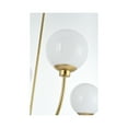 thumbnail image 6 of Living District Nyomi 30" 4-Light Metal/Glass Chandelier in Brass/White, 6 of 8