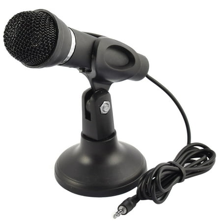 3.5mm Plug Stereo Condenser Microphone Stand for Laptop Digital Voice
