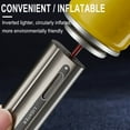 thumbnail image 5 of Ycolew Mini Butane Lighter, Jet Torch Lighter with Visible Window, Refillable and Adjustable Pocket Lighter, Great Little Gift for Men and Women (Without Gas), 5 of 7