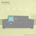 thumbnail image 3 of Majestic Home Goods Pillow 24x24 Trellis Teal, 3 of 4