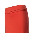 thumbnail image 5 of MixMatchy Women's Basic Foldable High Waist Regular and Plus Size Maxi Skirts, 5 of 5