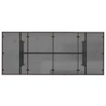thumbnail image 5 of vidaXL Garden Table with Glass Top Brown 190x80x74 cm Poly Rattan, 5 of 5