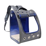 Pet Carrier Breathable Foldable Portable Visible Pet Backpack Cat Carrier Bag