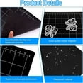 thumbnail image 3 of 2 Pieces Die Cutting Mats, 9 x 6 Inch Grid Magnetic Cutting Mat Magnetic Spacers for Die Cutting Machine, 3 of 6