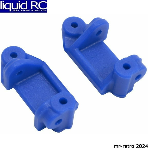 RPM R/C Products 80715 Blue Front Caster Blocks Slash 2WD/Nitro Slash