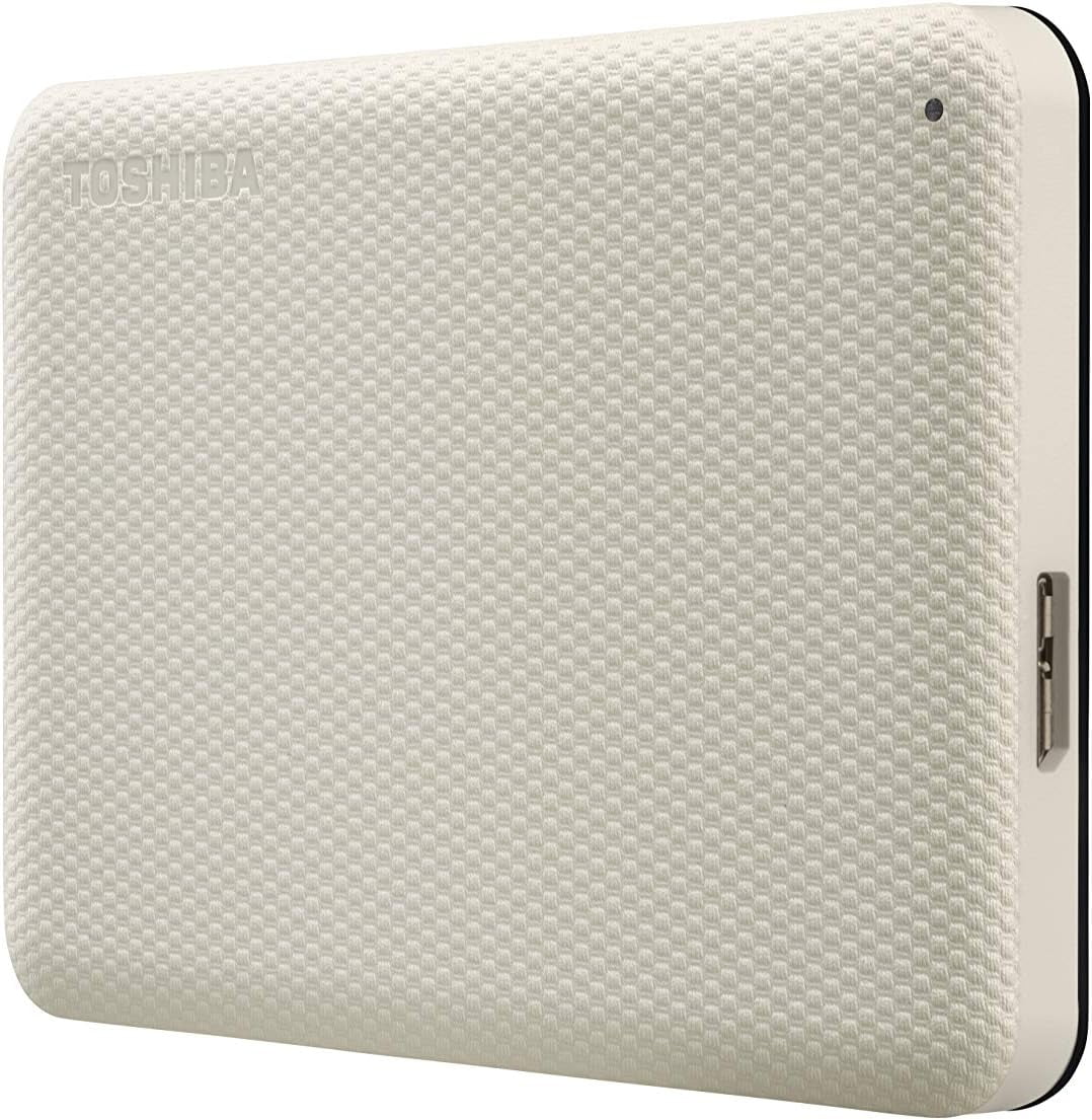 Canvio Advance Plus Portable External Hard Drive 2 TB - White