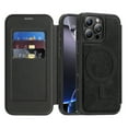 thumbnail image 2 of for iPhone 11 Wallet Case, Compatible with MagSafe, Support Wireless Charging, Slim Fit Premium PU Leather Flip Folio Cover with Card Slots Case Wallet for iPhone 11 - Black, 2 of 9