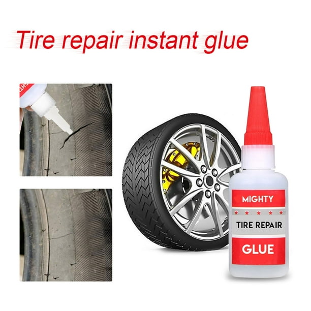 Red 30ml Mighty Tire Repair Glue Tyre Puncture Sealant Glue Tire Patch  Repair