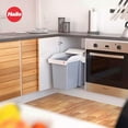 thumbnail image 3 of Hailo Multi-Box Duo L Pull-Out Trash Can, 11.8" Cabinet, 2 Bins, 3.7 Gal, Blue, 3 of 6