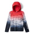 thumbnail image 1 of Sudadera con capucha Columbia Super Terminal Tackle para jóvenes y niños roja XXS, 1 of 2