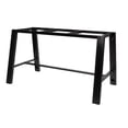 thumbnail image 3 of KFI Studios Midtown 6' x 3' Pub Table Set, Studio Teak , 4 Black KOOL Stools, 3 of 3