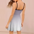 thumbnail image 2 of Aesthetic Red Lilac And White Gradient Sweet Elegant Slip Dress Women Korean Kawaii Dress, 2 of 6