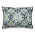 thumbnail image 2 of Creative Products Faded Blue Green Medallions 14x20 Indoor / Outdoor Pillow, 2 of 9