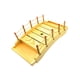 thumbnail image 3 of Plato de madera para sushi, hecho a mano, para utensilios de cocina, bandeja para servir sashimi S, 3 of 9