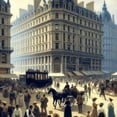 thumbnail image 6 of WYYP European City Scene Round Tablecloth Waterproof 100% Polyester Fiber Resistant Fabric White, 6 of 8