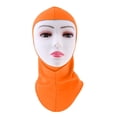 thumbnail image 2 of Cabeza de natación elástica Protector solar Mascarilla completa Capucha de buceo  naranja Cola  Gorro de natación para esnórquel, 2 of 8