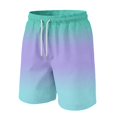 thumbnail image 3 of BRANROY Mens Athletic Shorts for Summer - Solid Color Drawstring Elastic Waist Loose Fit Gym Shorts, Running Shorts for Men and Mens Gym Shorts for Workout,Beige,L, 3 of 4