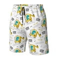thumbnail image 5 of Naloa Dinosaur on Excavator Men's Beach Shorts, Surfing shorts, Swim trunks, Quick Dry Swim Trunks for Surfing Beach Fun - 3X-Large, 5 of 9