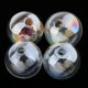 thumbnail image 4 of 10 piezas de cristal transparente globo Mini bolas de botellas colgante con agujero artesanía de bricolaje 30mm Baoblaze colgante de collar de encantos de botella, 4 of 8