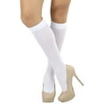 thumbnail image 5 of ToBeInStyle Women's Nylon Knee High Opaque Socks - White, 5 of 5