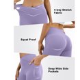 thumbnail image 6 of Flare Leggings for Women Tummy Control High Waisted Bootcut Yoga Pants with Pockets Buttery Soft Lounge Travel Gym Workout Leggings, 6 of 6