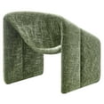 thumbnail image 4 of Modway Vivi Metal Frame and Chenille Upholstered Accent Chair in Basil, 4 of 9