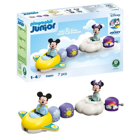 Set Toy Playmobil Junior de Mickey y Minnie Cloud Ride