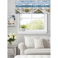 thumbnail image 4 of Summer Seaside Beach Chair Sun Umbrella Valances for Windows,Kitchen Valance Rod Pocket Short Curtain, Ocean Ship Valance Curtain Window Valances for Bedroom Bathroom Living Room 42x12in, 4 of 9