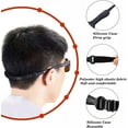 thumbnail image 5 of Adjustable Glasses Strap - Upgrade 4 Pack No Tail Eyeglass Straps, Universal Fit Rope Eyewear Retainer, Sport Unisex Sunglass Retainer Holder Strap (Black,13 inch), 5 of 8